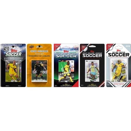 WILLIAMS & SON SAW & SUPPLY C&I Collectables CREW518TS MLS Columbus Crew 5 Different Licensed Trading Card Team Sets CREW518TS